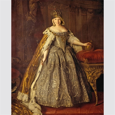 Custom Royal Portrait and Masterpiece Empress Anna Ioannovna from Photo,by myDaVinci - myDaVinci